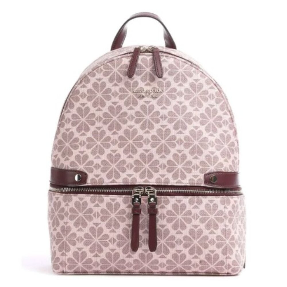 Kate Spade Flower Coated Canvas Day Pack Medium Backpack